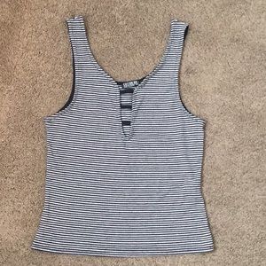 Cotton:on striped crop tank